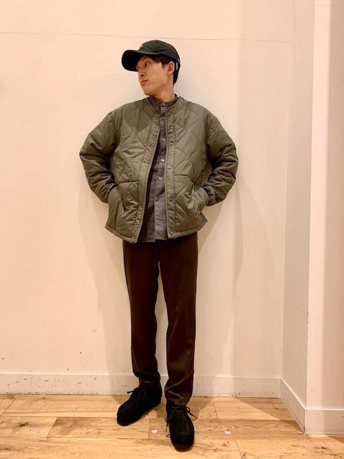 Mb HIGH-END Biishu Wool バンドカラーシャツ MBハイエンド尾州ウールシャツ（バンドカラー） | MB -there is