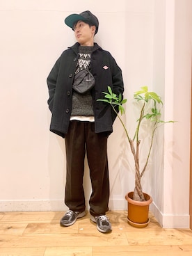 「MARMOT（マーモット）のアイテム」を使った、Uさん（メンズ・168cm）の秋コーディネート