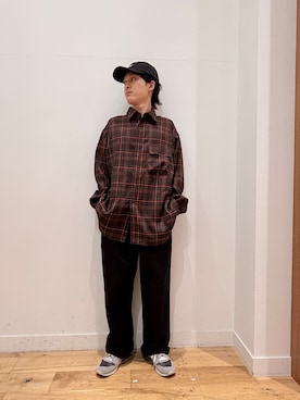 「EKAL（エカル）のアイテム」を使った、Uさん（メンズ・168cm）の秋コーディネート
