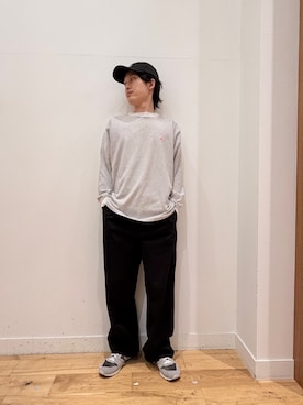 「URBAN RESEARCH DOORS（アーバンリサーチドアーズ）のアイテム（Tシャツ/カットソー）」を使った、Uさん（メンズ・168cm）の秋コーディネート