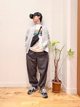 「EKAL（エカル）のアイテム」を使った、Uさん（メンズ・168cm）の春コーディネート