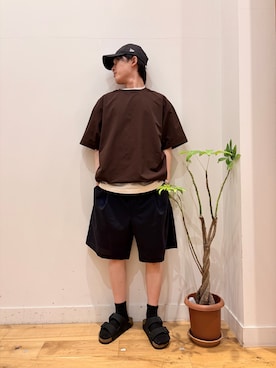 「EKAL（エカル）のアイテム」を使った、Uさん（メンズ・168cm）の夏コーディネート