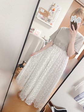 「LA BELLE ETUDE（ラベルエチュード）のアイテム（パンツ）」を使った、なつきゆかりさん（レディース・162cm）の夏コーディネート