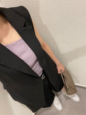 「ベストコーデ」｜「アイテム（スニーカー）」を使った、m____aさん（レディース・158cm）の夏コーディネート