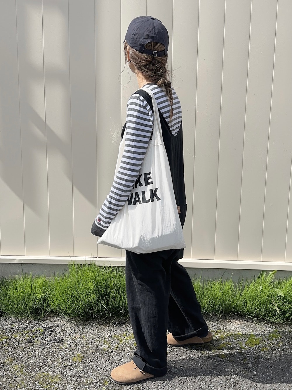 都内で CANAL WORKS(レッド CHOP JEAN（キャナルジーン）の「RED サロペット・オーバーオール・オールインワン