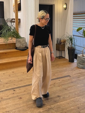 「YENNA（イェンナ）のアイテム」を使った、SAYO☻さん（レディース・157cm）の春コーディネート