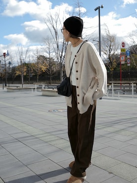 「WCJ（ダブルシージェイ）のアイテム」を使った、SAYO☻さん（レディース・157cm）の冬コーディネート