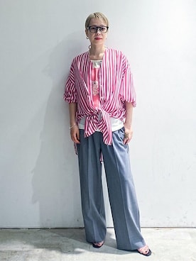 FUKUIさん（レディース・159cm）の春コーディネート