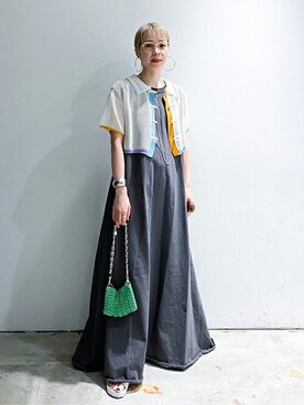 FUKUIさん（レディース・159cm）の春コーディネート