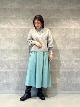 「タートル」｜iharaさん（レディース・158cm）の冬コーディネート