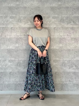 「ラメニット」｜iharaさん（レディース・158cm）の夏コーディネート