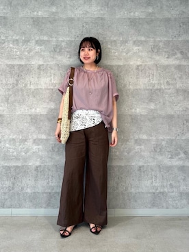 iharaさん(レディース・158cm)の夏コーディネート