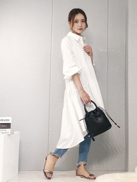 「alala（アララ）のアイテム」を使った、mayuさん（レディース・160cm）の夏コーディネート