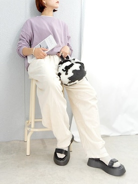 「alala（アララ）のアイテム」を使った、mayuさん（レディース・160cm）の夏コーディネート