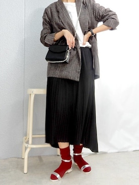 「alala（アララ）のアイテム」を使った、mayuさん（レディース・160cm）の夏コーディネート