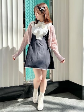 「axes femme POETIQUE（アクシーズファムポエティック）のアイテム（その他アンダーウェア/インナー）」を使った、axes femmeさん（レディース・161cm）の春コーディネート