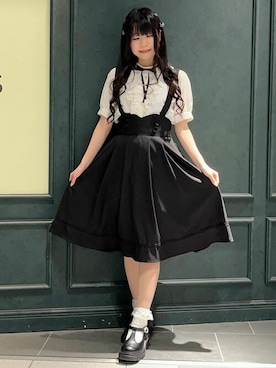 「axes femme POETIQUE（アクシーズファムポエティック）のアイテム（スカート）」を使った、axes femmeさん（レディース・154cm）の春コーディネート