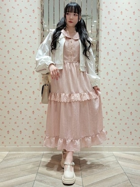「axes femme POETIQUE（アクシーズファムポエティック）のアイテム（ブルゾン）」を使った、axes femmeさん（レディース・148cm）の春コーディネート