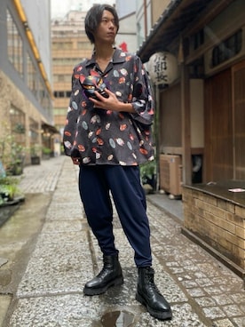 「AXES-X（アクシーズエックス）のアイテム（パンツ）」を使った、axes femmeさん（レディース・172cm）の春コーディネート