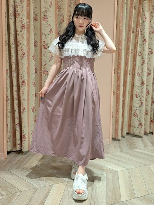 y2k axes femme アクシーズ キャミワンピース coquette axes アクシーズファム キャミワンピース レース y2k coquette