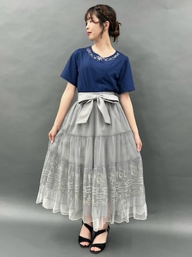 axes femmeさん（レディース・161cm）の夏コーディネート