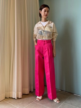 Yonemitsu_TOMORROWLANDさん（レディース・166cm）の春コーディネート