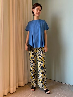 「トゥモローランド」｜Yonemitsu_TOMORROWLANDさん（レディース・166cm）の夏コーディネート