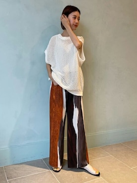 Yonemitsu_TOMORROWLANDさん（レディース・166cm）の夏コーディネート