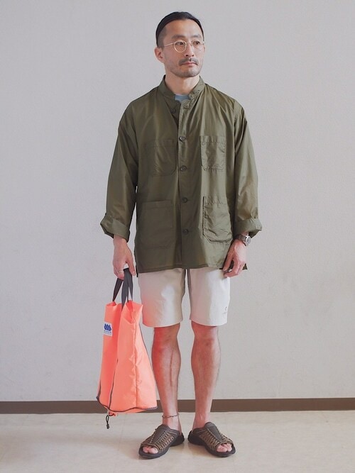 未使用　DAYTON SHIRT NYLON MICRO RIPSTOP　超軽量 Engineered Garments（エンジニアードガーメンツ）の「【SHIPS