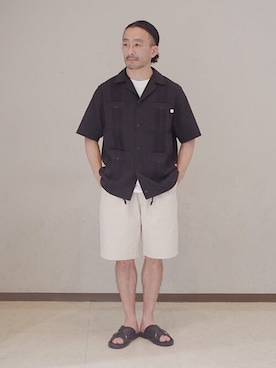 「KIFFE（キッフェ）のアイテム」を使った、増田さん（メンズ・170cm）の春コーディネート