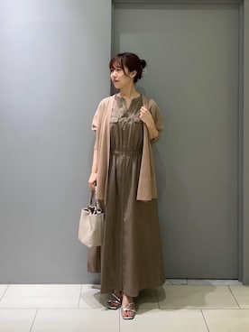 「お呼ばれ」｜「アイテム（ワンピース）」を使った、Mayuriiさん（レディース・157cm）の夏コーディネート