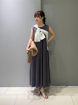 「お呼ばれ」｜Mayuriiさん（レディース・157cm）の夏コーディネート