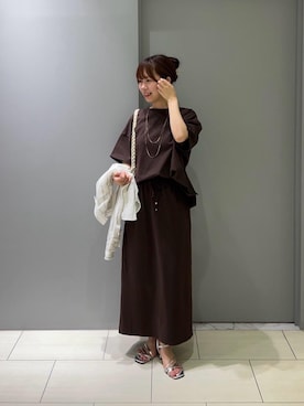 「お呼ばれ」｜Mayuriiさん（レディース・157cm）の夏コーディネート