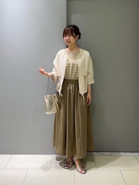 Mayuriiさん（レディース・157cm）の夏コーディネート