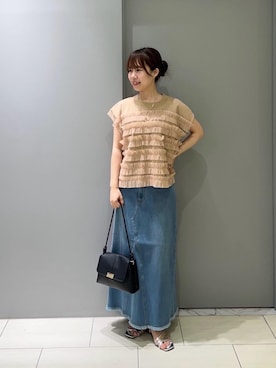 Mayuriiさん（レディース・157cm）の夏コーディネート