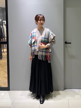 「寒い」｜Mayuriiさん（レディース・157cm）の秋コーディネート