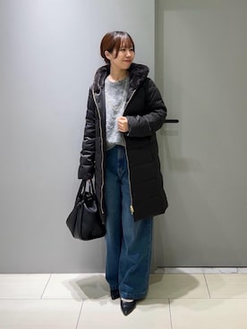「アイテム（ダウンジャケット/コート）」を使った、Mayuriiさん（レディース・157cm）の秋コーディネート
