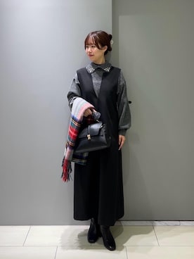 Mayuriiさん（レディース・157cm）の冬コーディネート