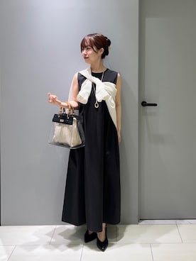 「le.coeur blanc（ルクールブラン）のアイテム」を使った、Mayuriiさん（レディース・157cm）の春コーディネート