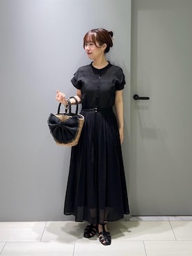 「le.coeur blanc（ルクールブラン）のアイテム」を使った、Mayuriiさん（レディース・157cm）の春コーディネート