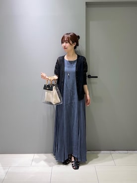 「le.coeur blanc（ルクールブラン）のアイテム」を使った、Mayuriiさん（レディース・157cm）の春コーディネート