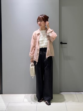 「le.coeur blanc（ルクールブラン）のアイテム」を使った、Mayuriiさん（レディース・157cm）の春コーディネート