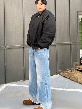 「Millo Archive（ミロ アーカイブ）のアイテム」を使った、KONVINIさん（メンズ・180cm）の冬コーディネート