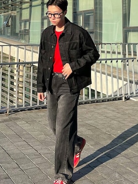 「Millo Archive（ミロ アーカイブ）のアイテム」を使った、KONVINIさん（メンズ・180cm）の冬コーディネート