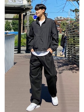 「Millo Archive（ミロ アーカイブ）のアイテム」を使った、KONVINIさん（メンズ・180cm）の冬コーディネート