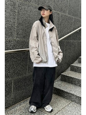 「Millo Archive（ミロ アーカイブ）のアイテム」を使った、KONVINIさん（レディース・160cm）の冬コーディネート