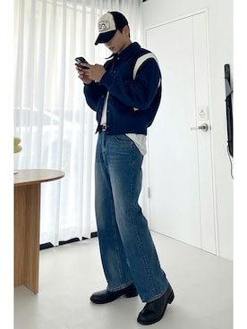 「Millo Archive（ミロ アーカイブ）のアイテム」を使った、KONVINIさん（メンズ・180cm）の冬コーディネート