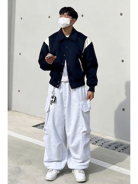 「Millo Archive（ミロ アーカイブ）のアイテム」を使った、KONVINIさん（メンズ・180cm）の冬コーディネート