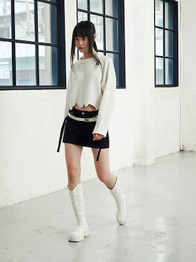 「TARGETTO（ターゲット）のアイテム」を使った、KONVINIさん（レディース・172cm）の冬コーディネート