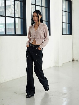 「TARGETTO（ターゲット）のアイテム」を使った、KONVINIさん（レディース・167cm）の冬コーディネート